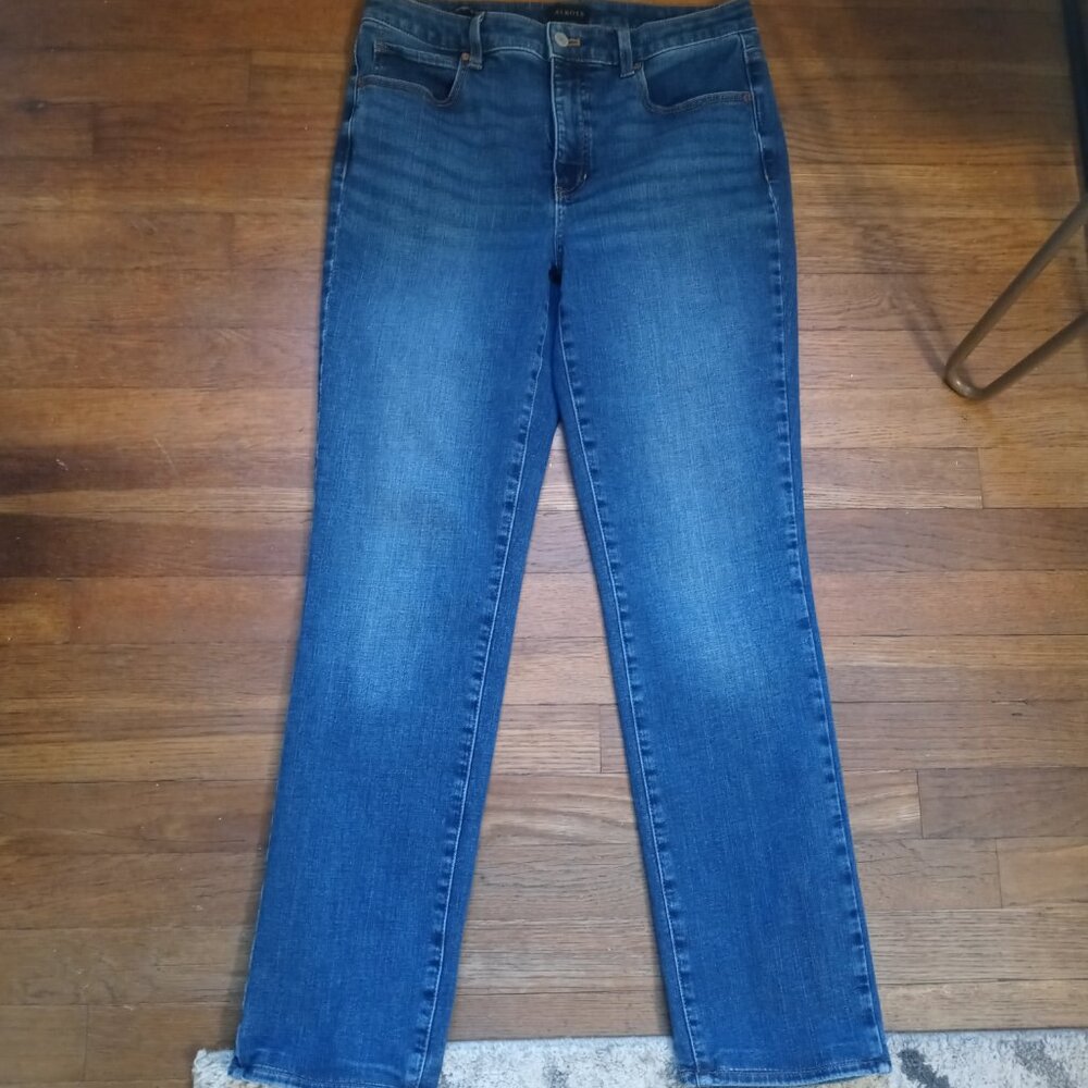 TALBOTS straight leg jeans (sz8/altered)
